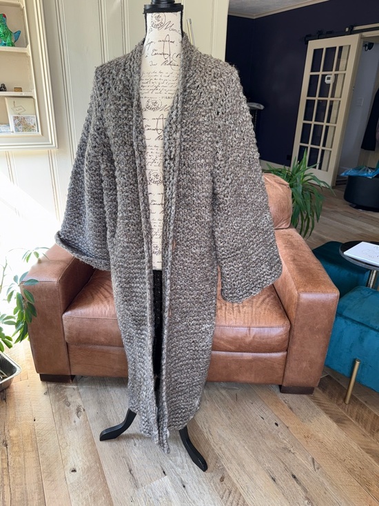 Lafayette 148 New York Chunky Knit Button-Front Cardigan sample piece - Picture 16 of 16